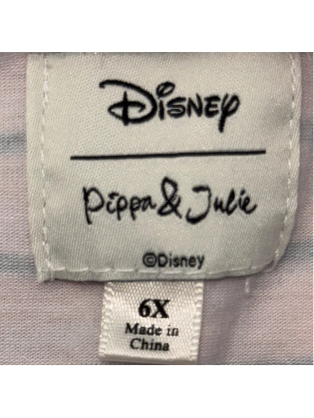 Disney Pippa & Julie Marie Cat Tutu Dress Girls 6X Pink Striped Ruffle